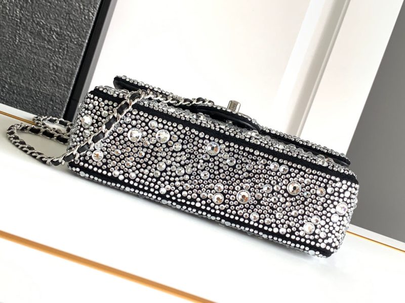 CC 24S Mini Flap Bag 20cm Stone Inlaid