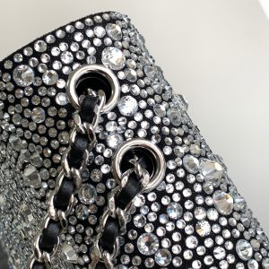 CC 24S Mini Flap Bag 20cm Stone Inlaid