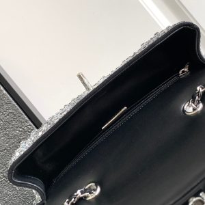 CC 24S Mini Flap Bag 20cm Stone Inlaid