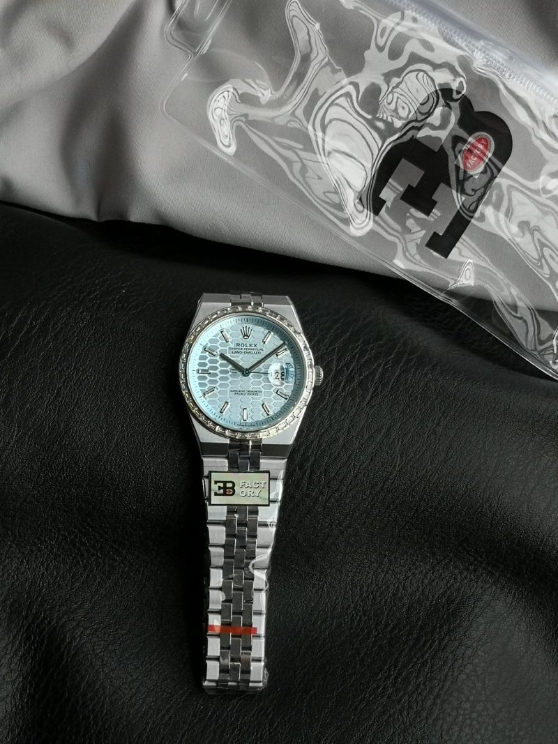 Rolex Land Dweller 40mm Silver Blue