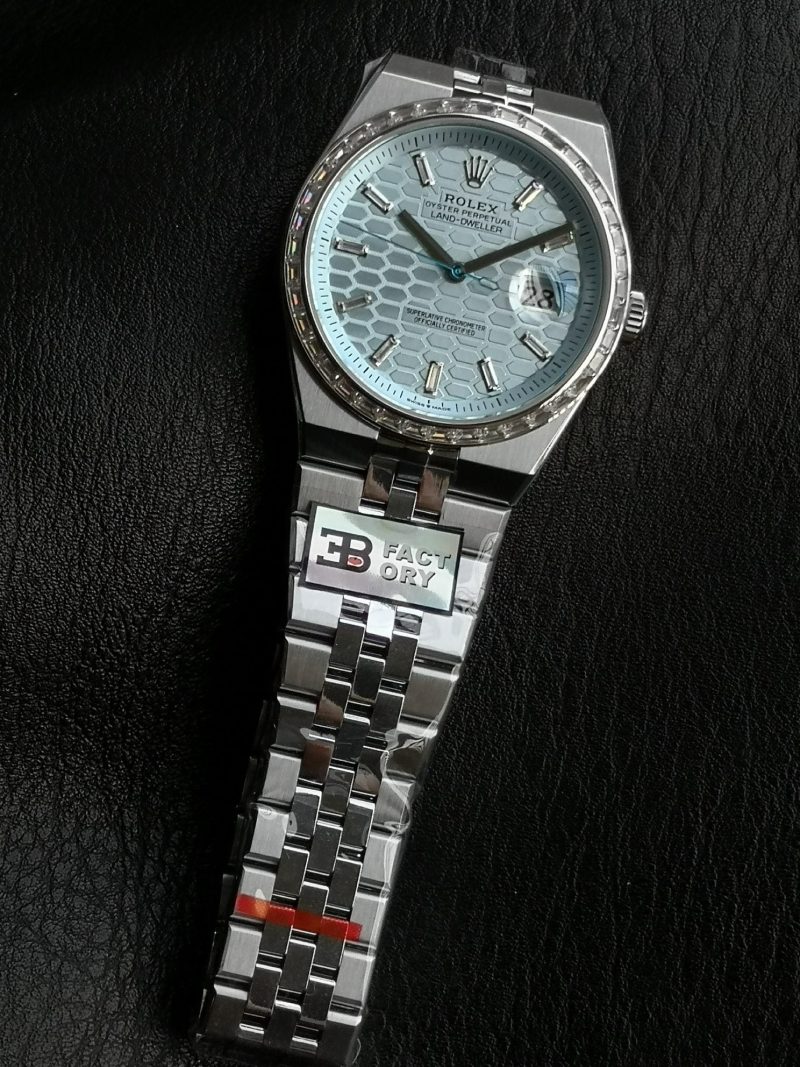 Rolex Land Dweller 40mm Silver Blue