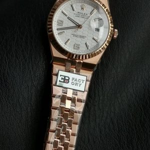 Rolex Land Dweller 40mm Pink Gold White