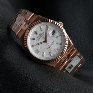 Rolex Land Dweller 40mm Pink Gold White