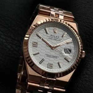Rolex Land Dweller 40mm Pink Gold White