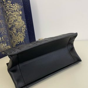 small book tote 26 black lambskin gold hardware