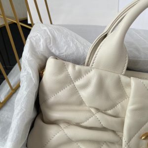 CC 25K Mini Bow Bag 26cm White Calfskin