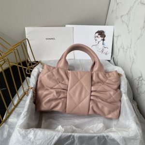 CC 25K Mini Bow Bag 26cm Pink Calfskin