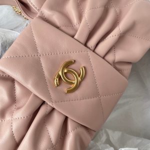 CC 25K Mini Bow Bag 26cm Pink Calfskin