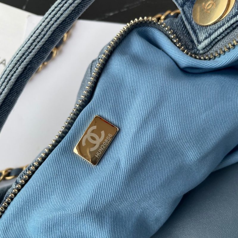 CC 25K Bow Bag 38cm Blue Denim