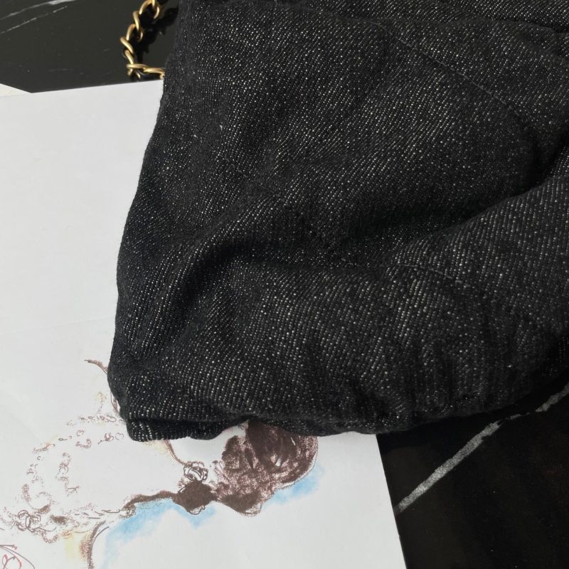 CC 25K Bow Bag 38cm Black Denim