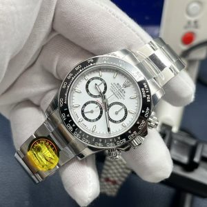Rolex 25 Daytona 40mm Silver Black White
