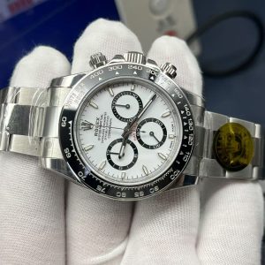 Rolex 25 Daytona 40mm Silver Black White