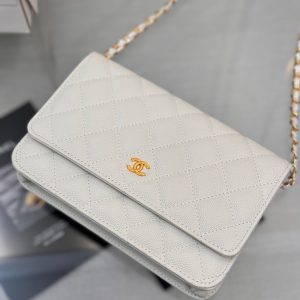WOC 19CM WHITE CAVIAR GOLD HARDWARE