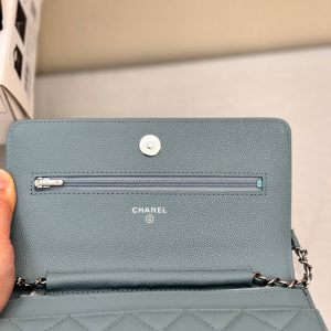 WOC 19CM CLOUD BLUE CAVIAR SILVER HARDWARE