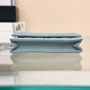 WOC 19CM CLOUD BLUE CAVIAR SILVER HARDWARE