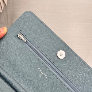 WOC 19CM CLOUD BLUE CAVIAR SILVER HARDWARE