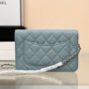 WOC 19CM CLOUD BLUE CAVIAR SILVER HARDWARE