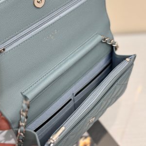 WOC 19CM CLOUD BLUE CAVIAR SILVER HARDWARE