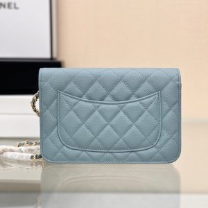 WOC 19CM CLOUD BLUE CAVIAR GOLD HARDWARE