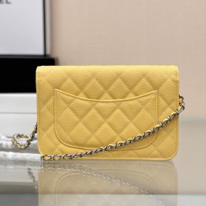 WOC 19CM LIME CAVIAR SILVER HARDWARE