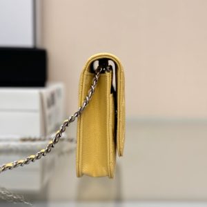 WOC 19CM LIME CAVIAR SILVER HARDWARE