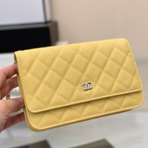 WOC 19CM LIME CAVIAR SILVER HARDWARE