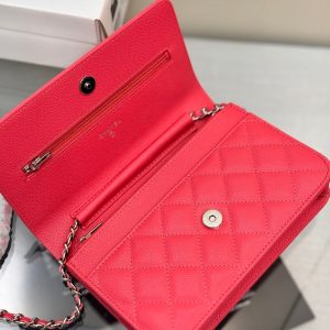 WOC 19CM RED CAVIAR SILVER HARDWARE