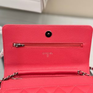 WOC 19CM RED CAVIAR SILVER HARDWARE