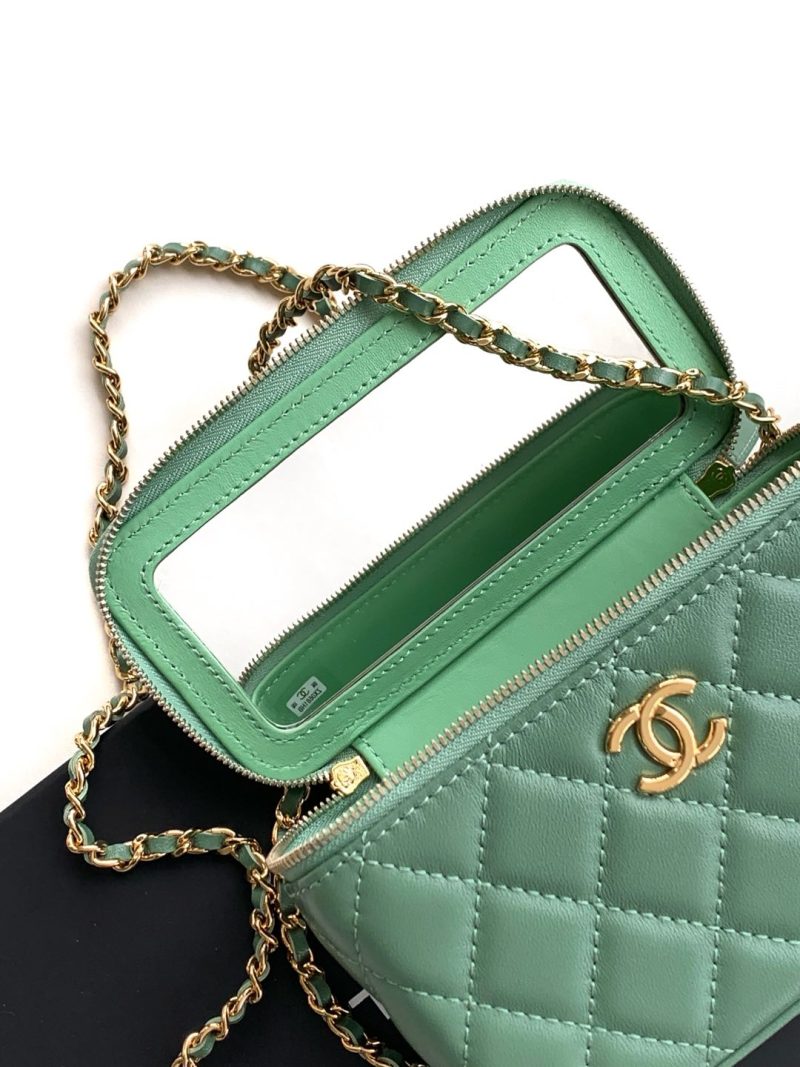 img_ecb71349_20241226_i1735186086576_5819_0_6.jpg_1 CC Vanity Case 17cm Jungle Green Leather Gold Hardware 238497