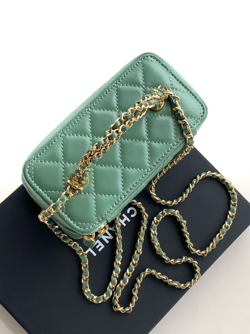 img_ecb71349_20241226_i1735186086768_7664_0_5.jpg_1 CC Vanity Case 17cm Jungle Green Leather Gold Hardware 238497
