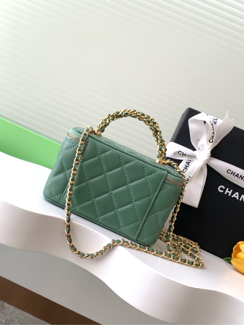 img_ecb71349_20241226_i1735186086906_407_0_2.jpg_1 CC Vanity Case 17cm Jungle Green Leather Gold Hardware 238497