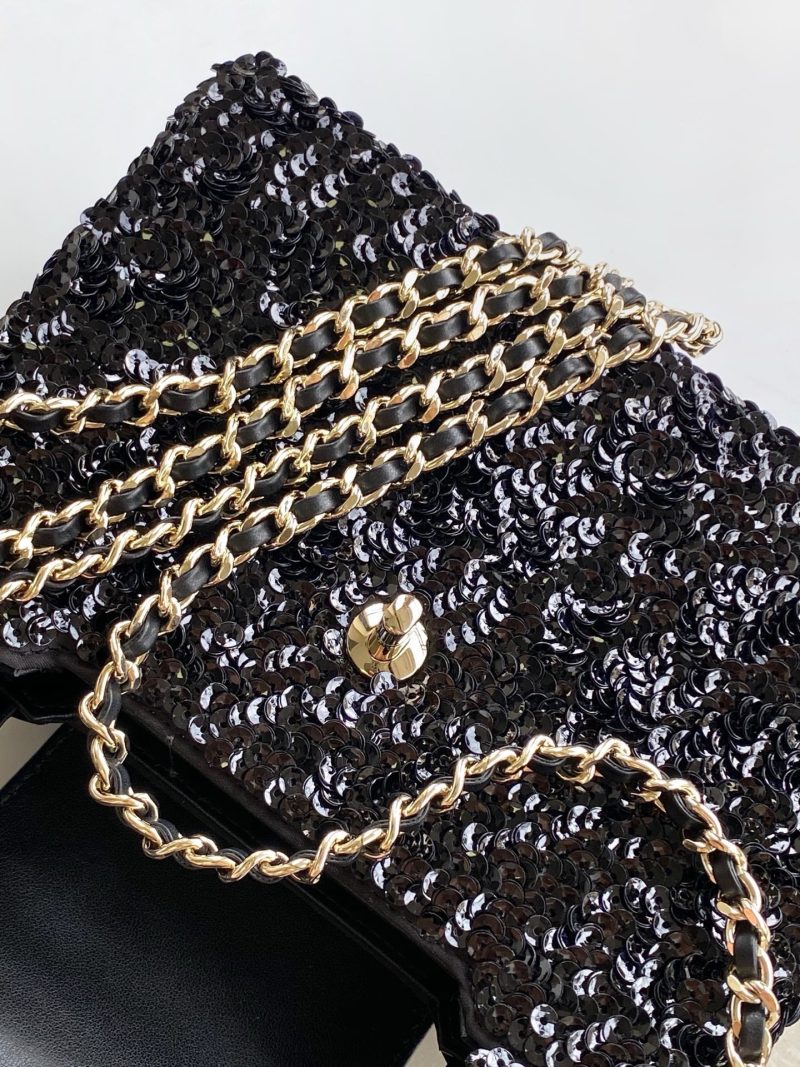 CC Kelly Shopper 19cm Black Sequin