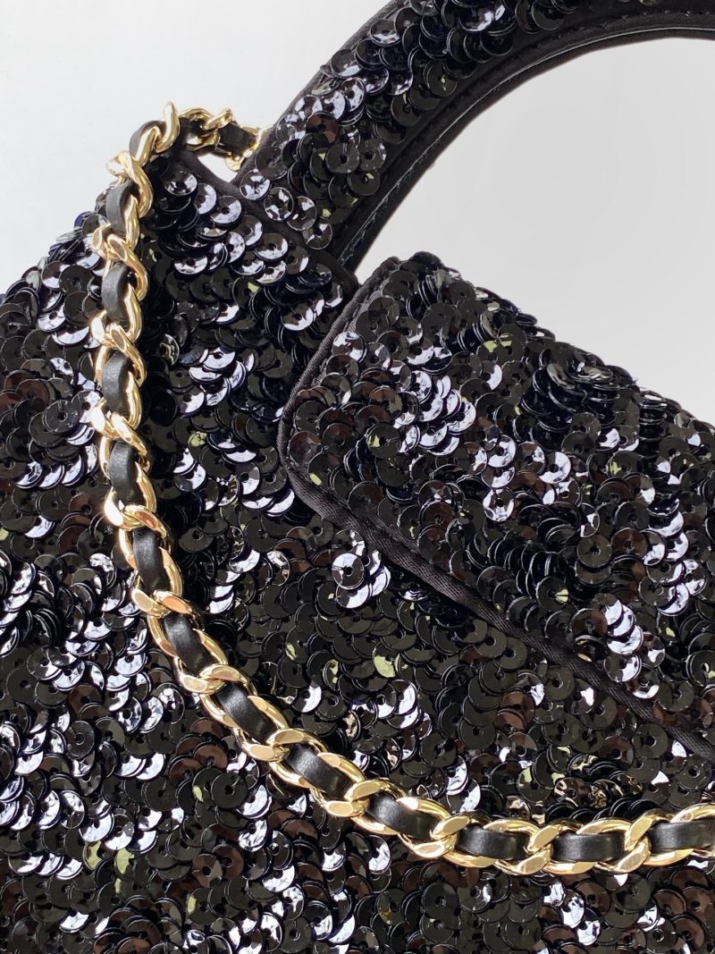 CC Kelly Shopper 19cm Black Sequin