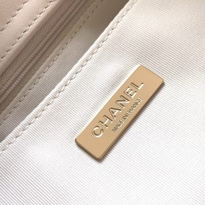 img_ecb71349_20251123_i1763881771037_8189_0_8_jpg CC 2025 Bag Pink White Tweed Fabric Leather