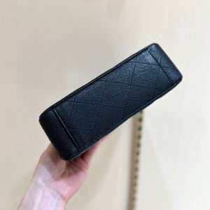 24s 31 ruecambon 15cm black caviar leather