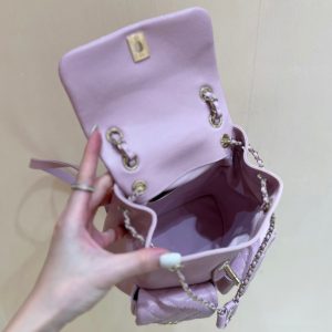 24a duma backpack purple caviar leather light gold hardware