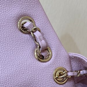 24a duma backpack purple caviar leather light gold hardware