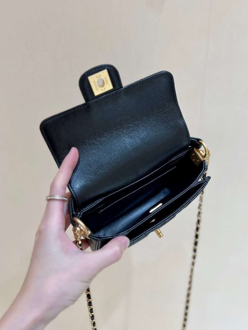 img_f3c7fd90_20241025_i1729821437_1741_4_jpg CC24K Mini Handle Flap Bag 16cm Black Caviar Light GHW