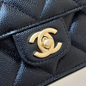 img_f3c7fd90_20241025_i1729821437_3204_1_jpg CC24K Mini Handle Flap Bag 16cm Black Caviar Light GHW