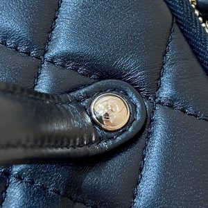 img_f3c7fd90_20241029_i1730180414_6027_0_jpg CC 24K Handle Camera Bag 23cm Black Lambskin Light GHW