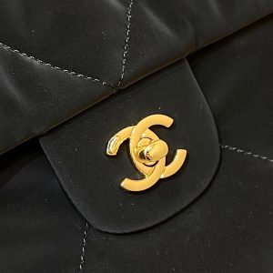 Chanel 24N Coco Neige Handbags Black Velvet 256069