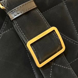 Chanel 24N Coco Neige Handbags Black Velvet 256069