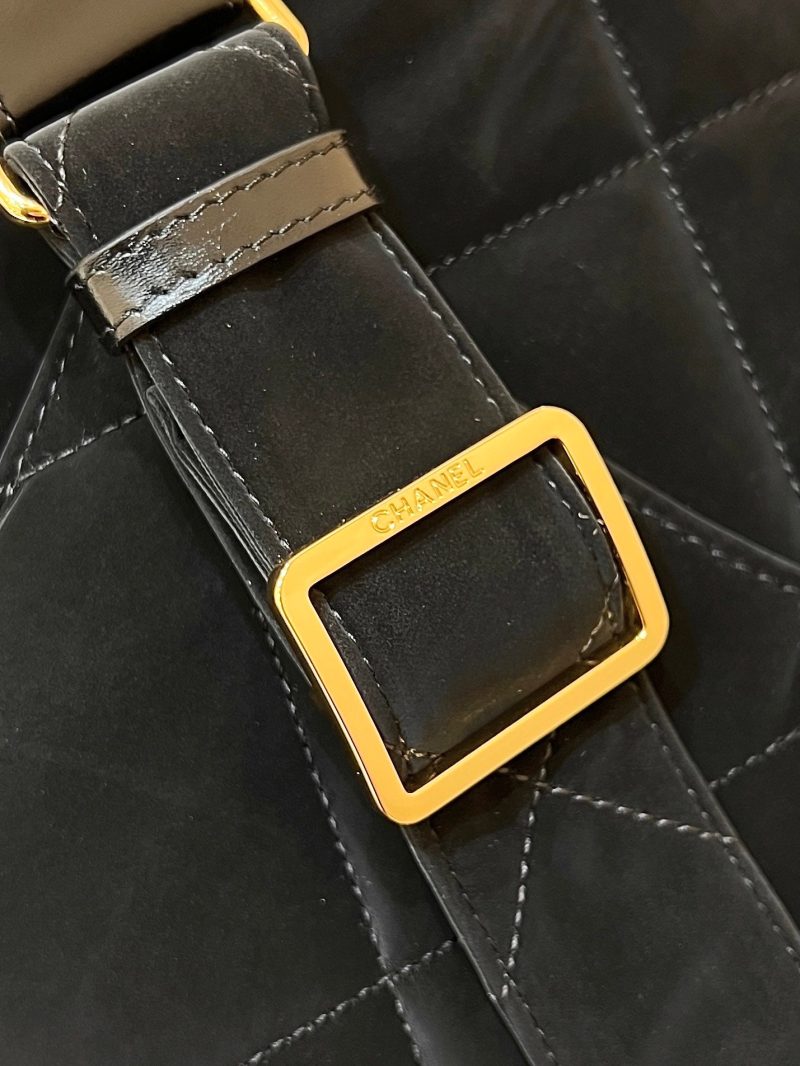 Chanel 24N Coco Neige Handbags Black Velvet 256069