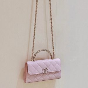 img_f3c7fd90_20250511_i1746975859841_2163_0_0_jpg CC 25S Kelly Bag Top Handle 18cm Pink Grained Calfskin