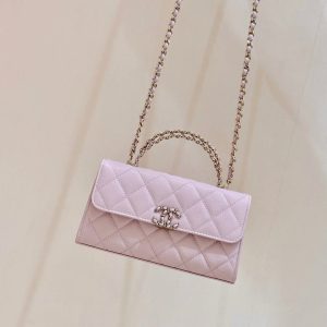 img_f3c7fd90_20250511_i1746975861556_329_0_1_jpg CC 25S Kelly Bag Top Handle 18cm Pink Grained Calfskin