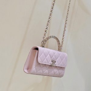 img_f3c7fd90_20250511_i1746975861574_527_0_2_jpg CC 25S Kelly Bag Top Handle 18cm Pink Grained Calfskin