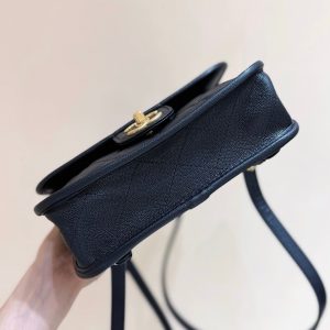 Chanel 2025 Four-Leaf Clover Backpack Black Gold Caviar Leather 342116