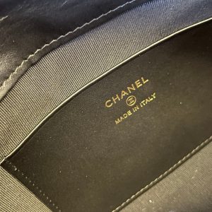 CC Handle Vintage Bag 19cm Black Caviar 277778 GHW