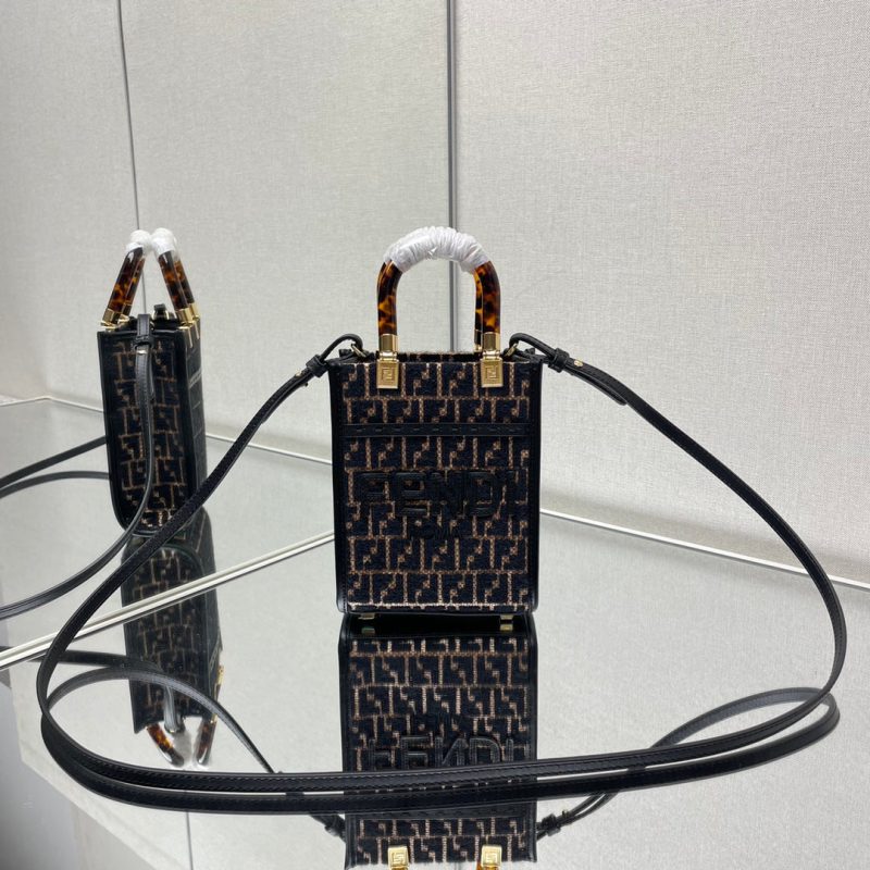 img_f6bf40bb_20231118_i1700290366_8387_6_jpg MINI SUNSHINE 18 IN BROWN RAFFIA AND BLACK WOOL CALFSKIN TRIM