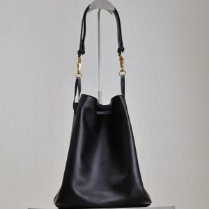 img_f8c0bdc9_20240924_i1727161615_1434_4_jpg POCHON BUCKET BAG 30 IN BLACK LAMBSKIN GOLD HARDWARE